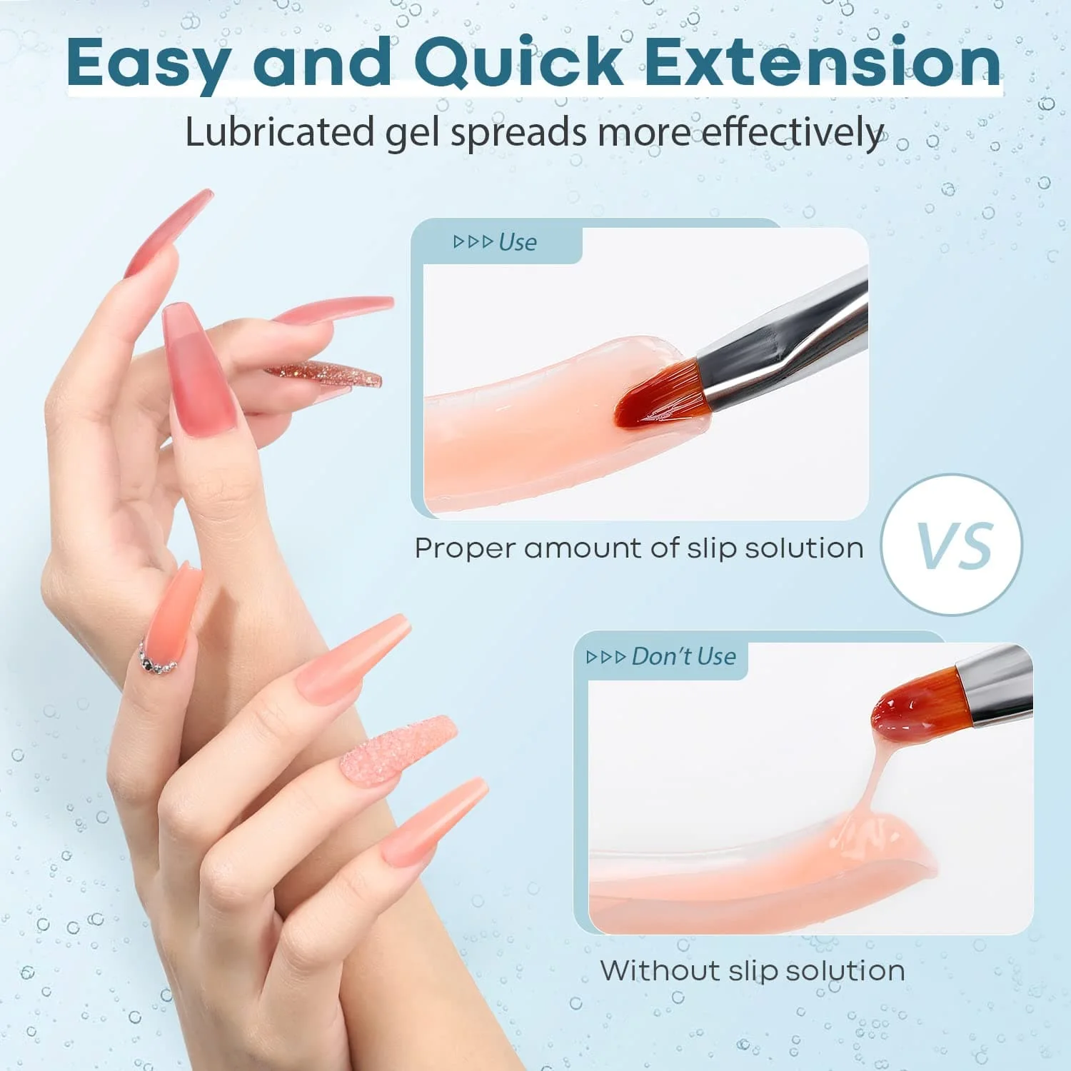 Slip Solution 15ml for Poly Nail Extension Gel - Image 4