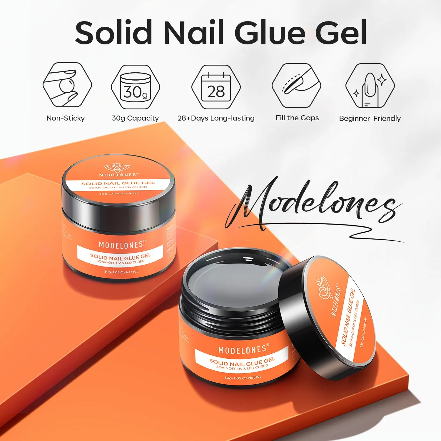 Soild Nail Glue Gel 30g - Image 2