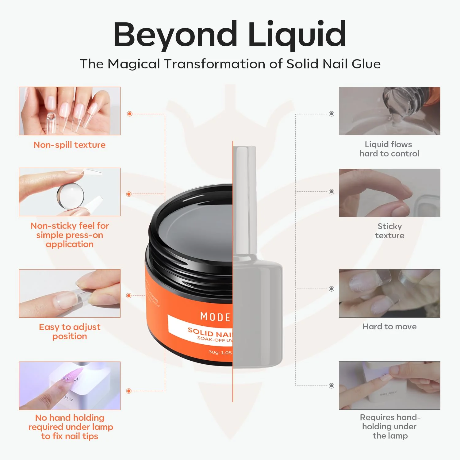 Soild Nail Glue Gel 30g - Image 4