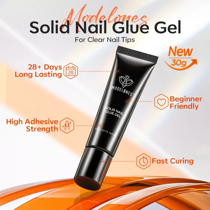 Tube Solid Nail Glue Gel - Image 2