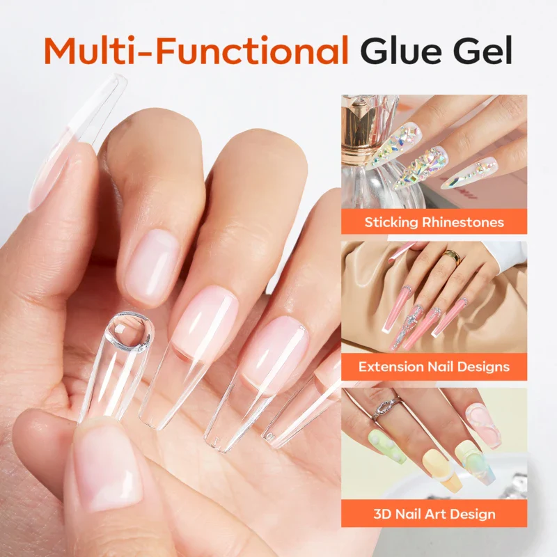 Tube Solid Nail Glue Gel - Image 3