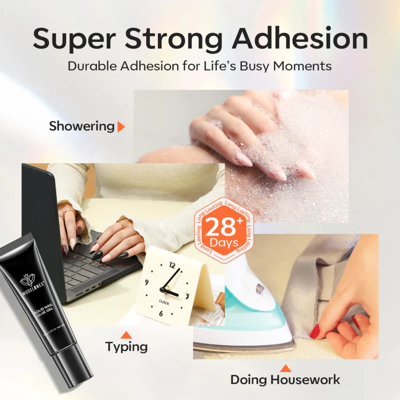 Tube Solid Nail Glue Gel - Image 6