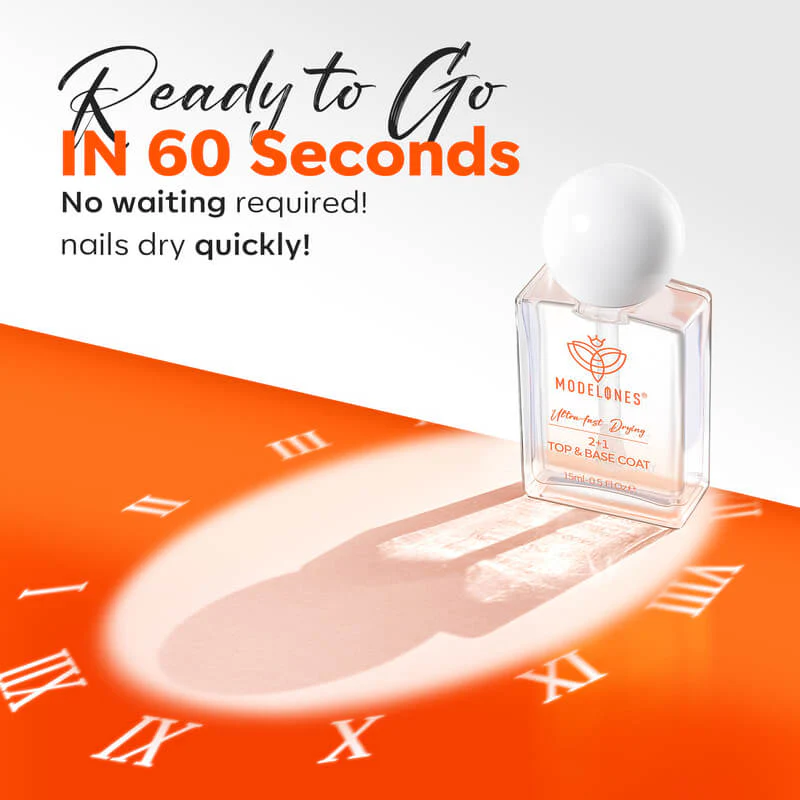 Nail Polish Top & Base Coat 3 in 1 - Image 5