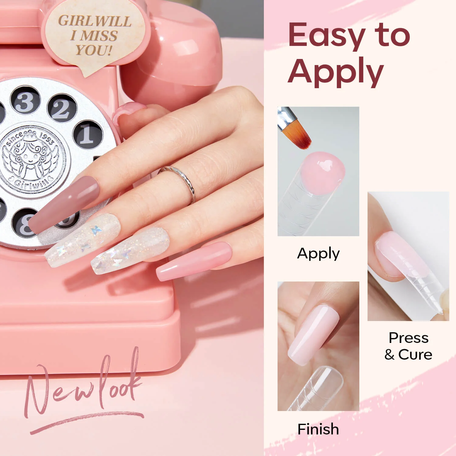 Nude Clear Black Pink - Image 3