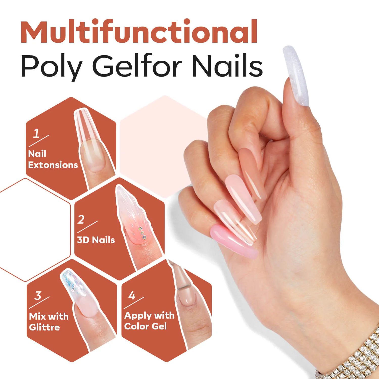 Non-sticky Solid Extension Gel - Image 2