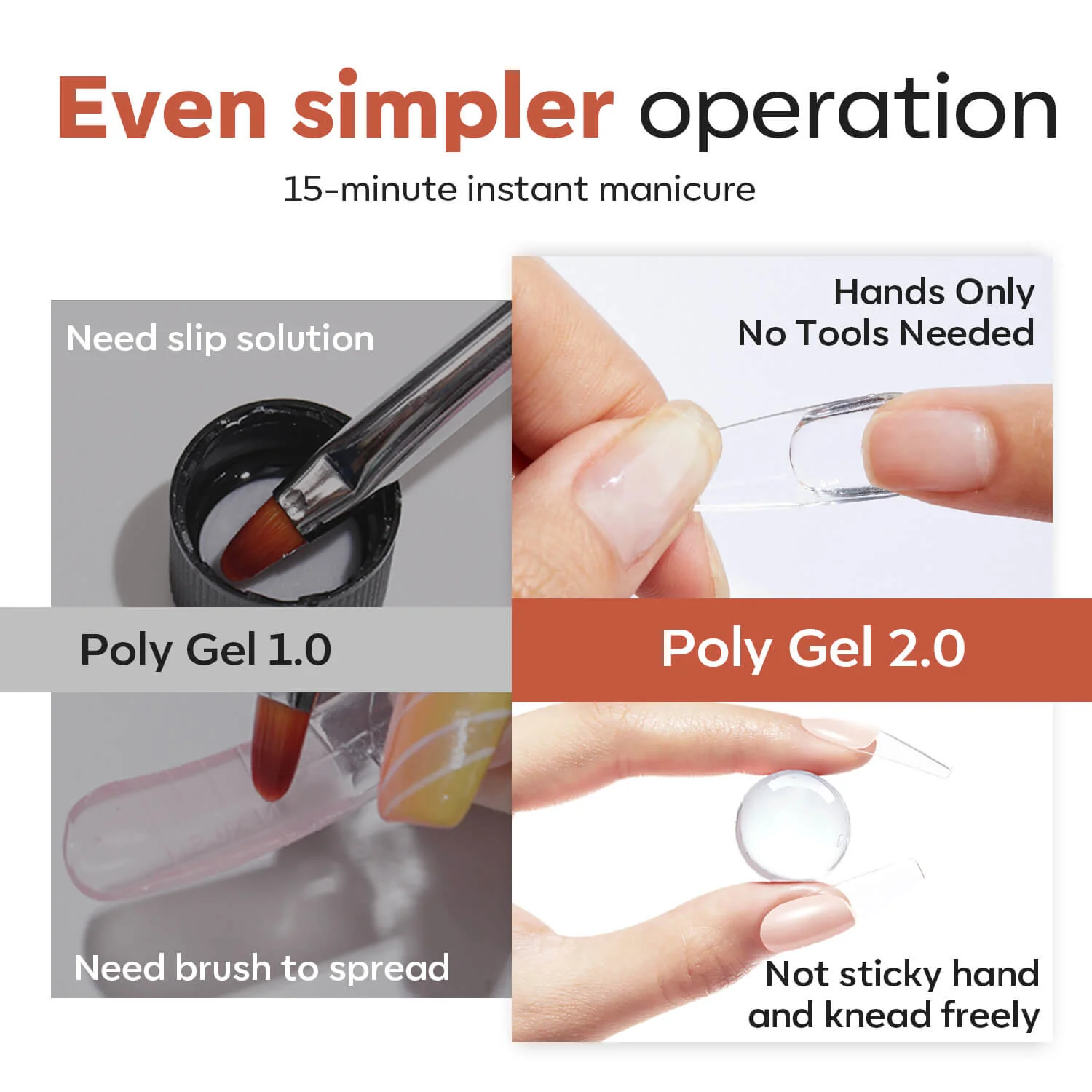 Non-sticky Solid Extension Gel - Image 3