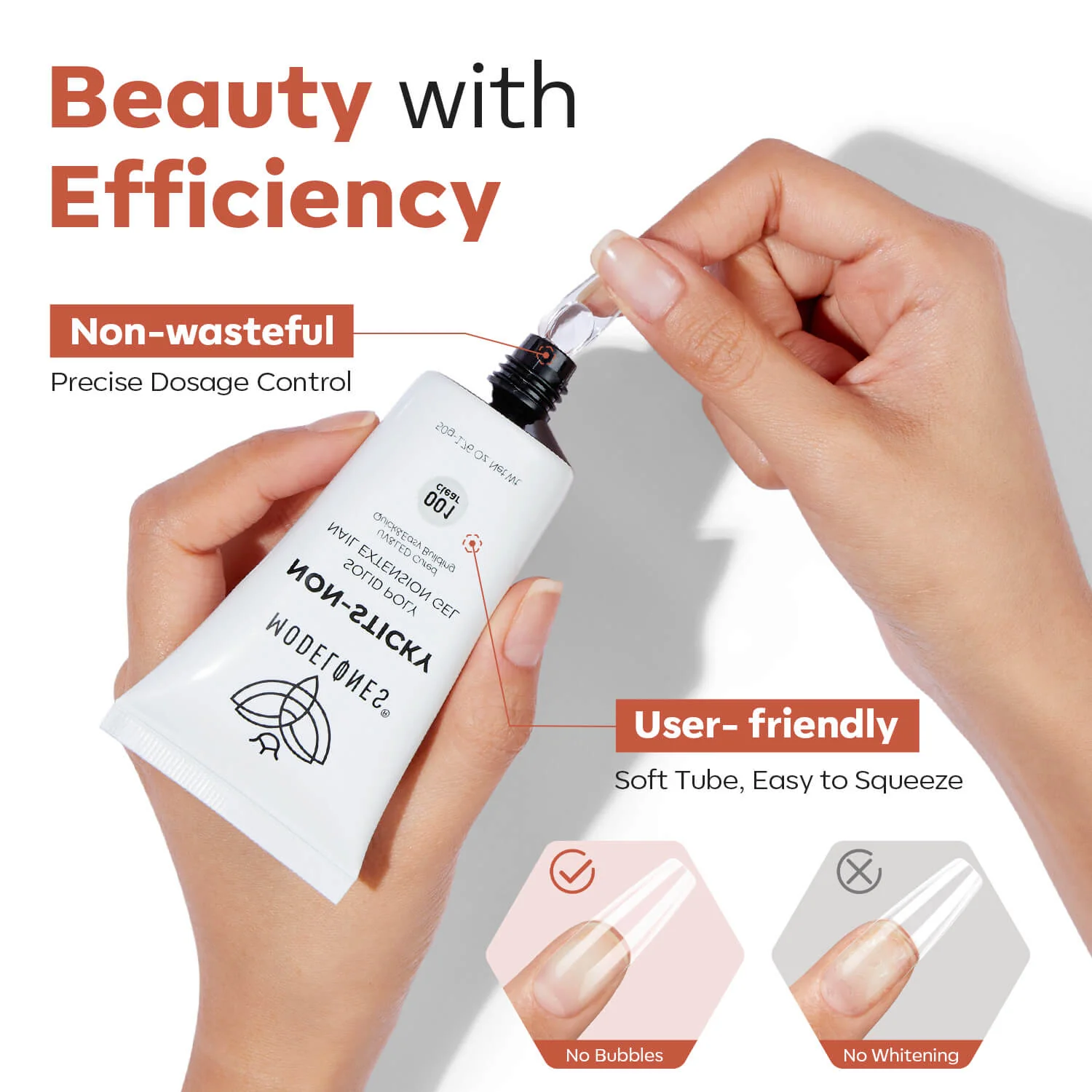 Non-sticky Solid Extension Gel - Image 4